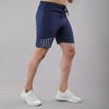 Navy micro lightweight run shorts